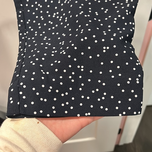 Navy & White Polka Dot Dress Pants - Picture 7 of 10